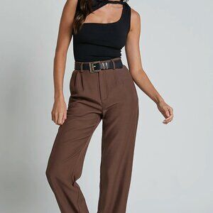 Showpo Lorcan Pants High Waisted Tailored Pants